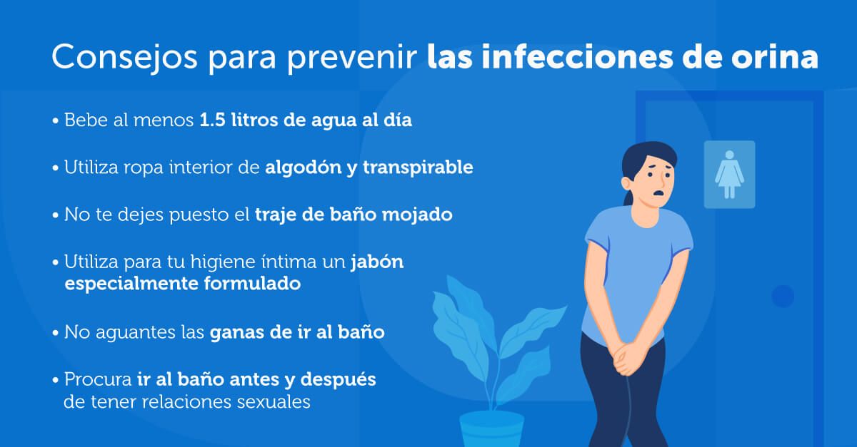 consejos para prevenir las infecciones de orina