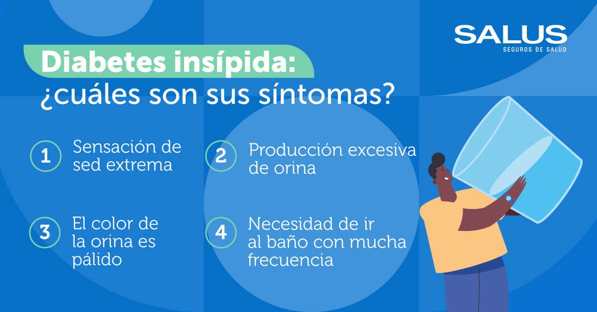 Qué síntomas tiene la diabetes insípida